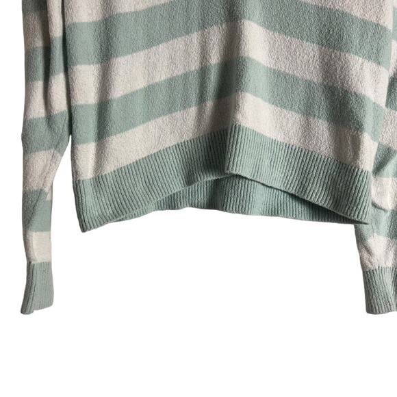 Tanya Taylor Maise Blue White Stripe Collared Pullover Sweater XS - Picture 8 of 11